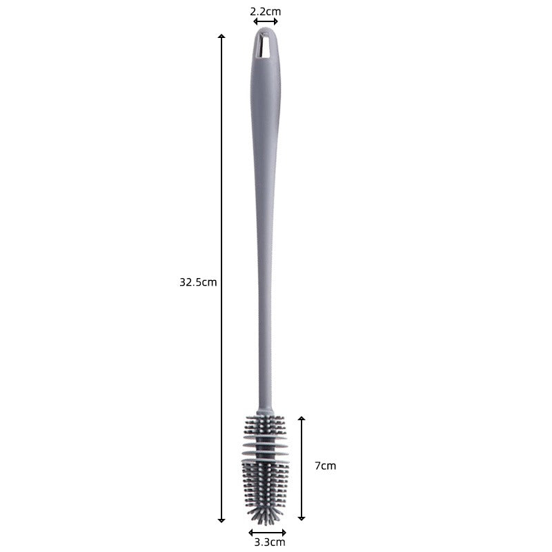 Escova de Silicone Para Lavar Copo, Garrafa e Mamadeira